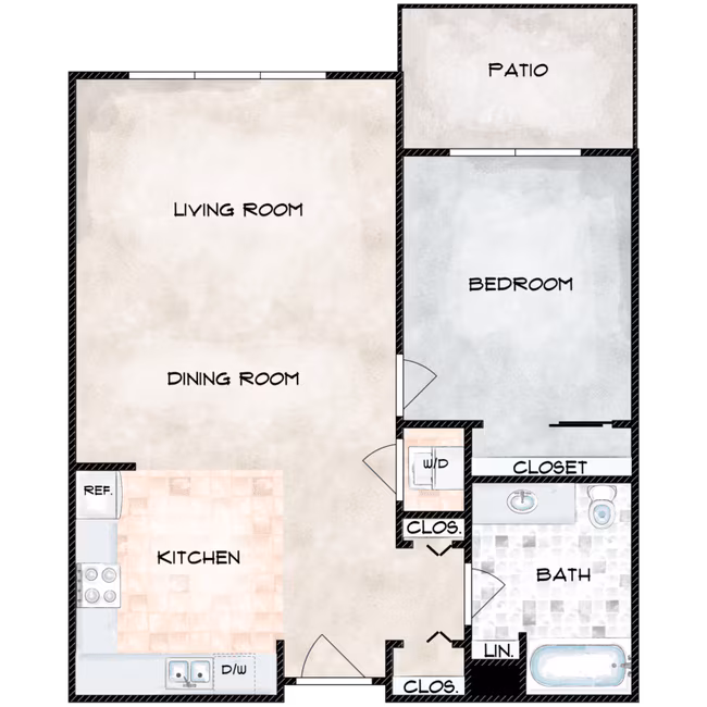 Unit A308 C405 floor plan
